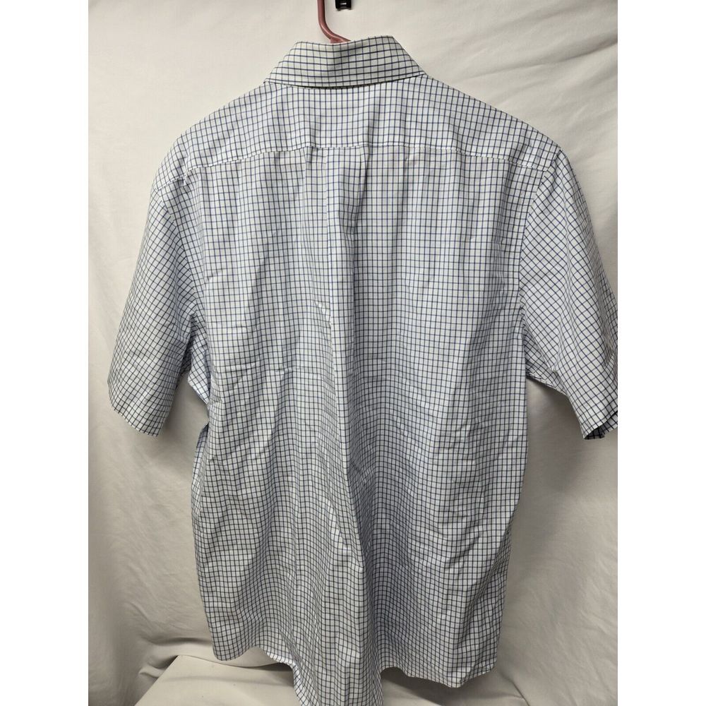 Brooks Brothers 346‎ Button Down; Large 16 1/2 Neck  Blue MEN Short Sleeve - Picture 3 of 6